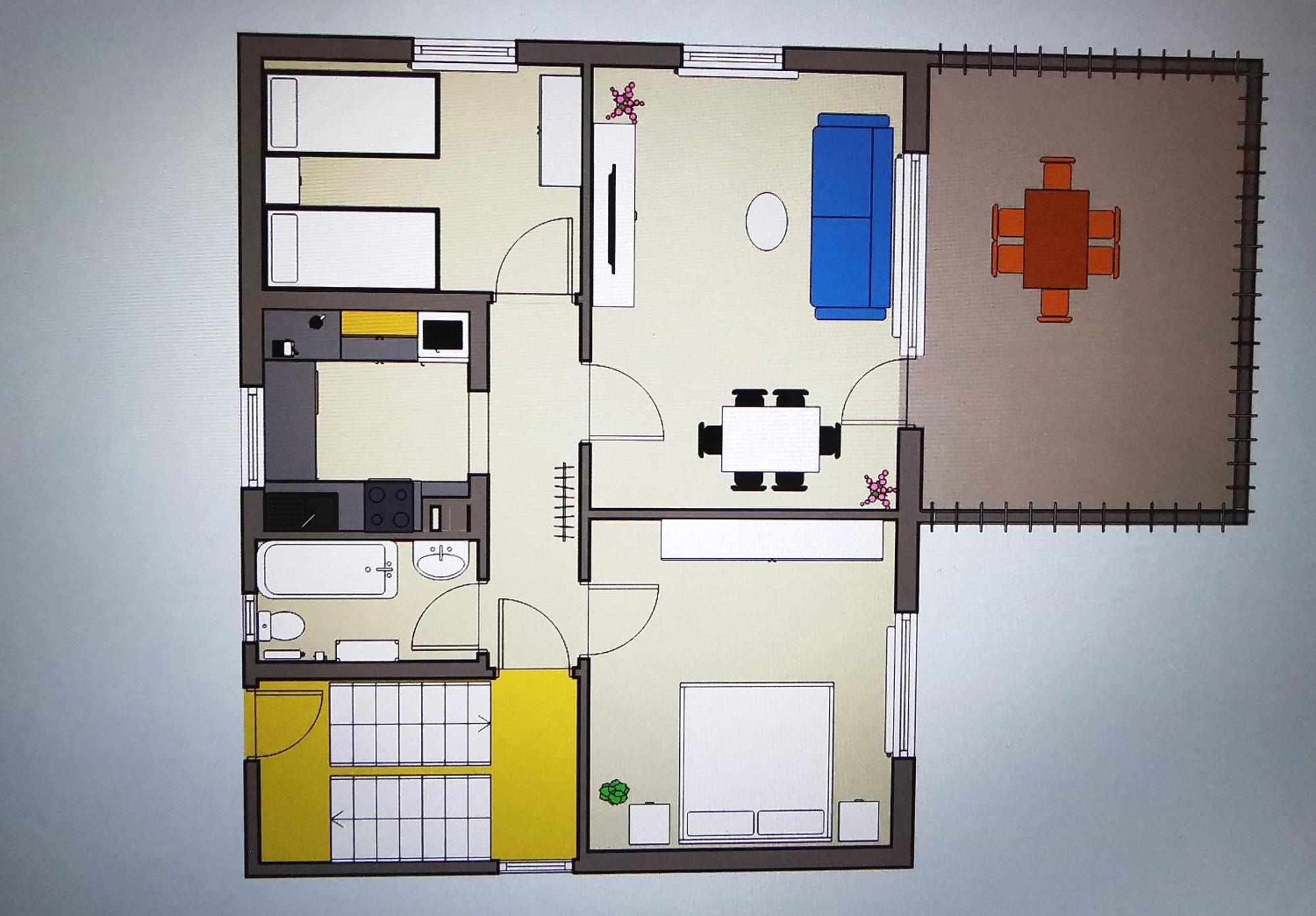 3 Zimmer-Apartment Mit Terrasse Gernsbach Exterior photo
